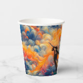 De kunstenaar van de hemel papieren bekers (Voorkant)