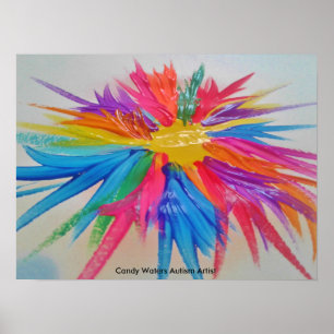 De Kunstenaar van het Autisme van de Wateren van Poster