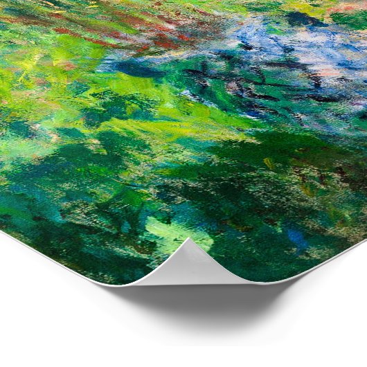 De Kunstenaarstuin te Vetheuil, 1880 door Monet Poster (Hoek)