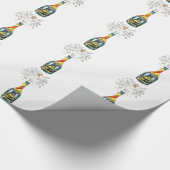 De kurk knapte cadeaupapier (Hoek)