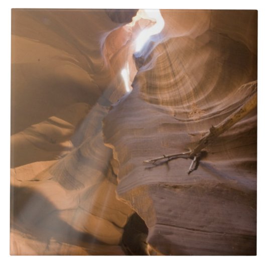 De Kurkentrekker in Upper Antelope Canyon, Navajo Tegeltje (Voorkant)