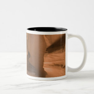 De Kurkentrekker in Upper Antelope Canyon, Navajo Tweekleurige Koffiemok