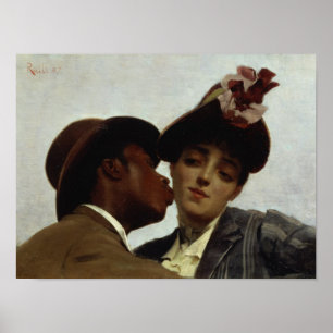 De Kus, 1887 Poster