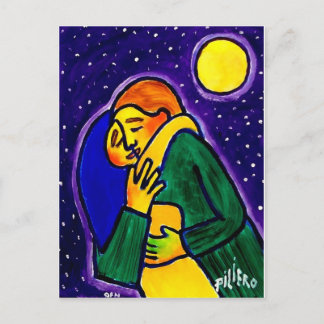 De kus 1 van Piliero Briefkaart