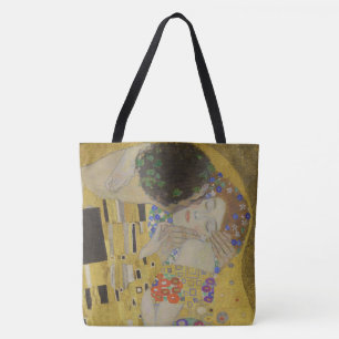 De Kus, Art Nouveau Olie Schilderij, Gustav Klimt Draagtas