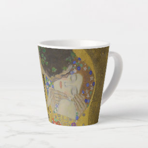 De Kus, Art Nouveau Olie Schilderij, Gustav Klimt Latte Mok