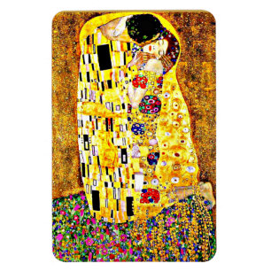 De Kus, beroemd schilderij van Gustav Klimt Magneet