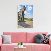 De kus! canvas afdruk (Insitu (Woonkamer))