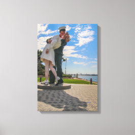 De kus! canvas afdruk