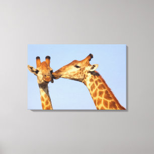 De kus canvas afdruk
