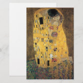 De Kus, de reproductie, het schilderij van Gustav  Briefpapier (Voorkant / Achterkant)