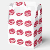 De kus, de rode lips bedankdoosjes (Geopend)