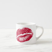 De kus, de rode lips espresso kop (Rechts)