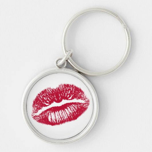 De kus, de rode lips sleutelhanger (Voorkant)