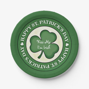 De kus die ik ben Irish Paper Borden Papieren Bordje