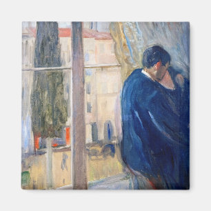 De Kus (door Edvard Munch) Magneet