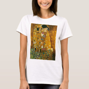 "De kus" door Gustav Klimt, Circle T-Shirt