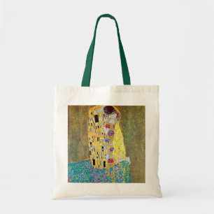 De Kus door Gustav Klimt, Vintage Art Nouveau Tote Bag
