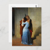 De kus Francesco Hayez Briefkaart (Voorkant / Achterkant)