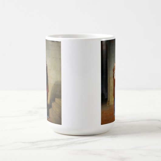 De kus Francesco Hayez Magische Mok (Midden)