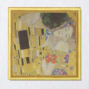 De Kus & Gustav Klimt / bekende kunst Magneet
