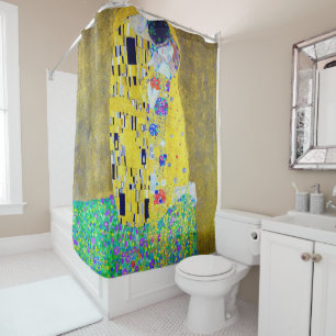 De Kus, Gustav Klimt Douchegordijn