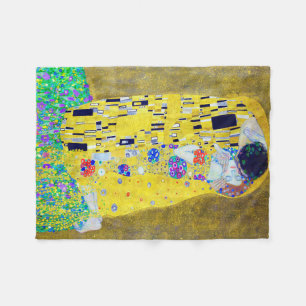 De Kus, Gustav Klimt Fleece Deken