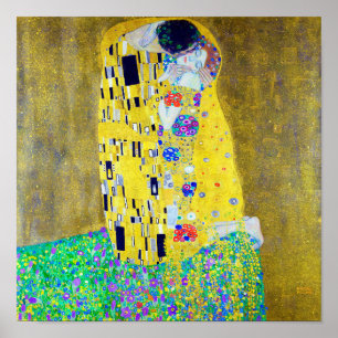 De Kus, Gustav Klimt Poster