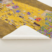 De kus | Gustav Klimt | Sherpa Deken (3/4)