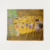 De kus | Gustav Klimt | Wandkleed (Voorkant (horizontaal))