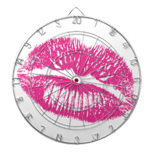De Kus, Roze Lippen Dartbord