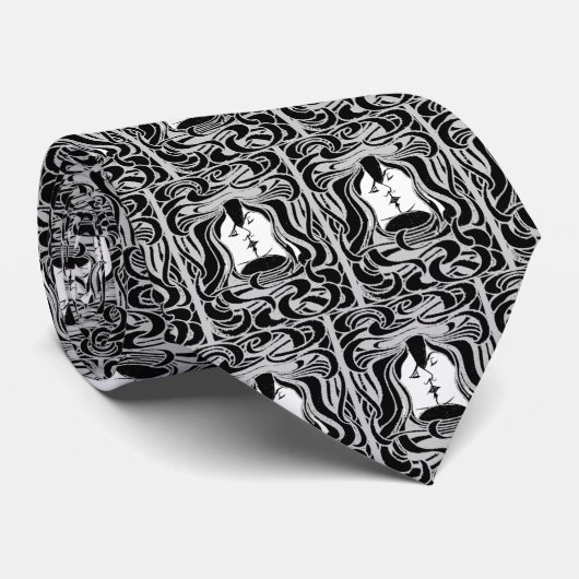 De kus stropdas (Opgerold)