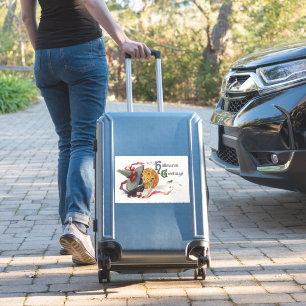 De kus van de heks: een Jack-o-lantaarn met Hallow Sticker