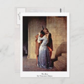 De kus van Francesco Hayez Briefkaart (Voorkant / Achterkant)