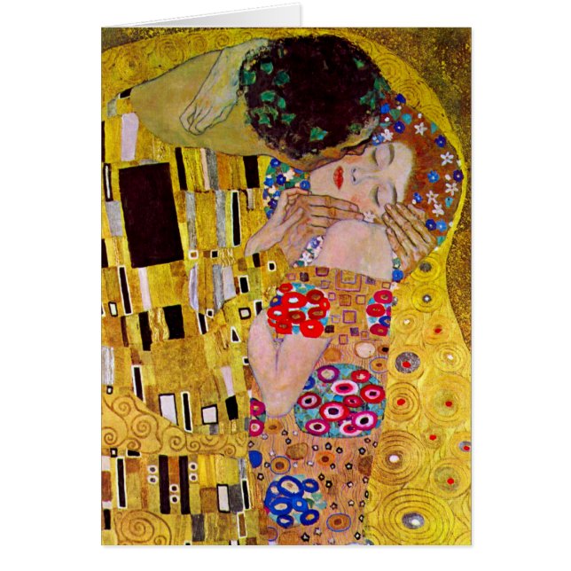 De kus van Gustav Klimt (Voorkant)