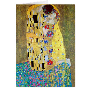 De kus van Gustav Klimt,  Art Nouveau
