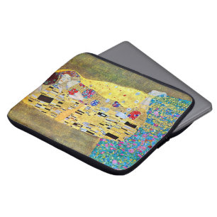 De kus van Gustav Klimt, Art Nouveau Laptop Sleeve