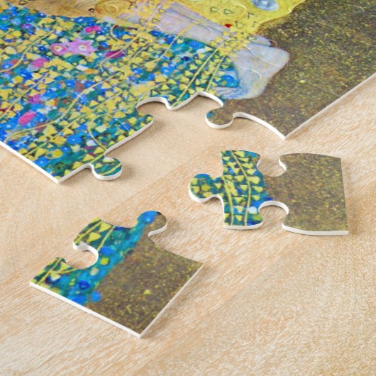 De kus van Gustav Klimt, Art Nouveau Legpuzzel (Zijkant)