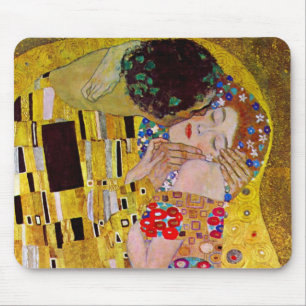 De kus van Gustav Klimt, Art Nouveau Muismat