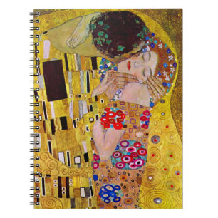 De kus van Gustav Klimt,  Art Nouveau Notitieboek