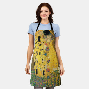 De kus van Gustav Klimt,  Art Nouveau Schort