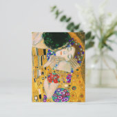 De kus van Gustav Klimt Briefkaart (Staand voorkant)