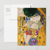 De kus van Gustav Klimt Briefkaart (Voorkant / Achterkant)