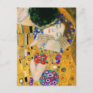 De kus van Gustav Klimt Briefkaart