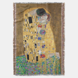 De Kus van Gustav Klimt Deken