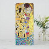 De Kus van Gustav Klimt, die de Datum bewaart. Save The Date (Staand voorkant)