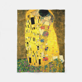 De kus van Gustav Klimt Fleece Deken