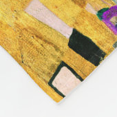 De kus van Gustav Klimt Fleece Deken (Hoek)