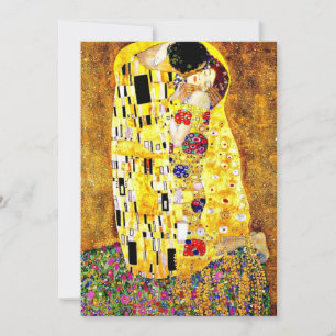 De kus van Gustav Klimt Kaart