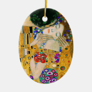 De kus van Gustav Klimt Keramisch Ornament